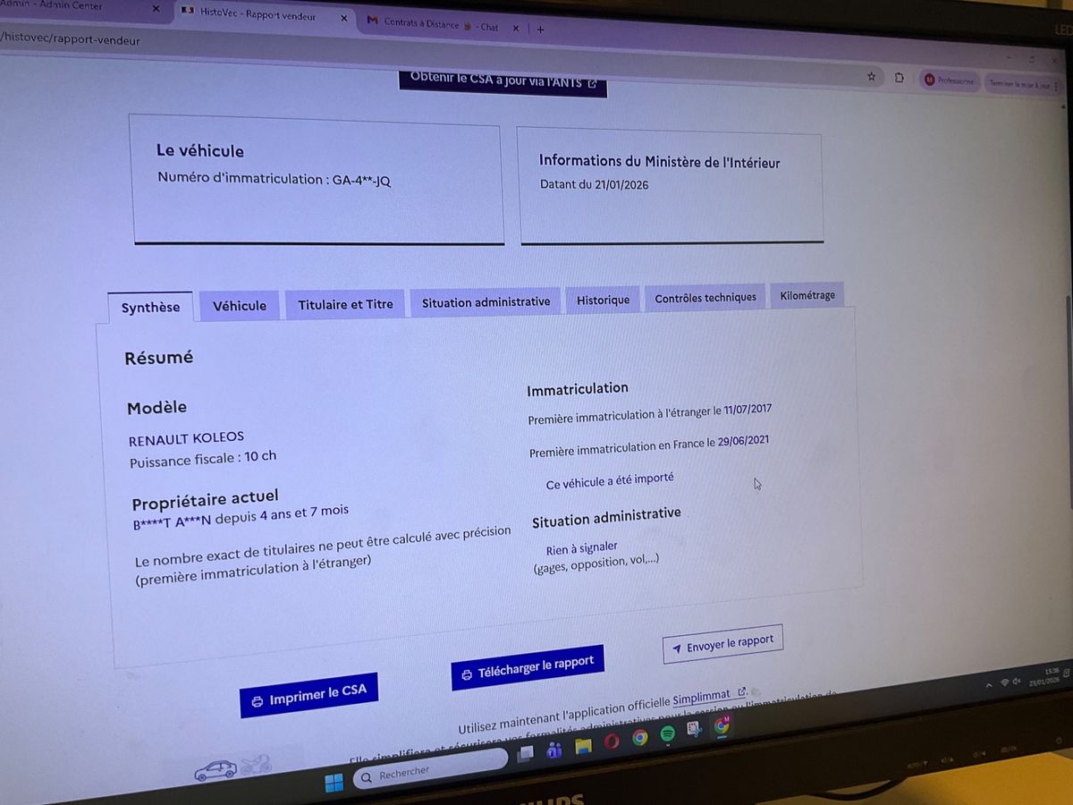 Renault Koleos d'occasion