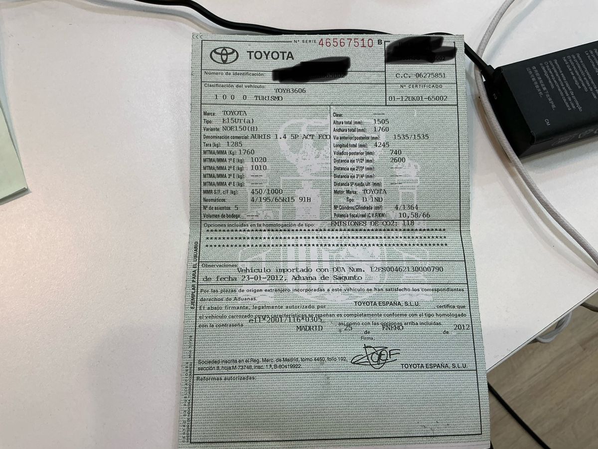 Toyota Auris 1.4 Turbodiesel Active