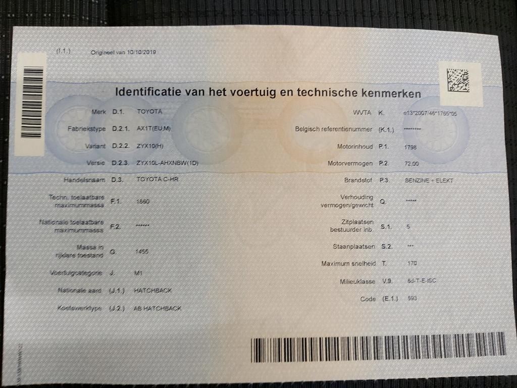 Toyota C-HR d'occasion