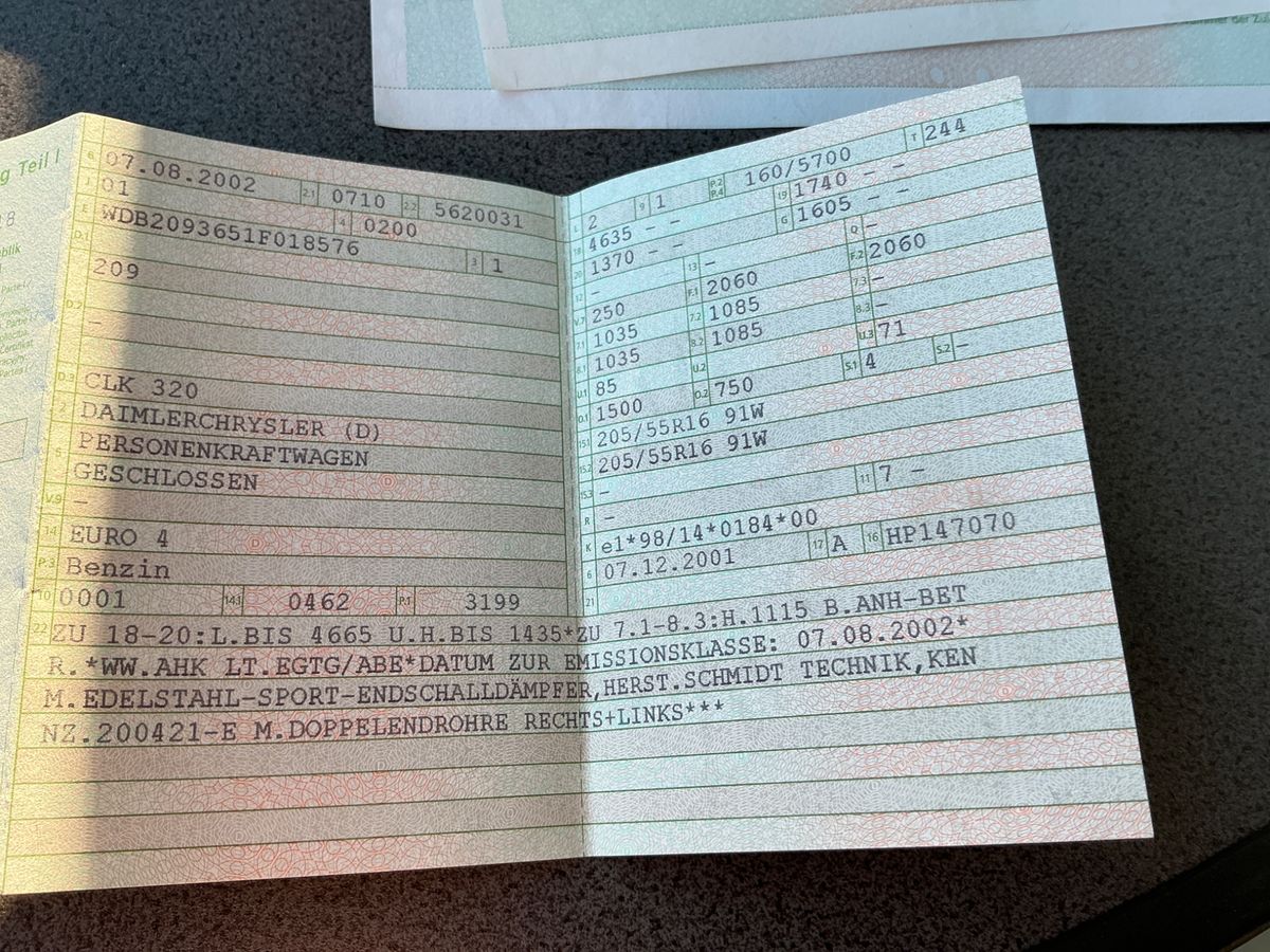 Mercedes-Benz CLK-Klasse CLK 320 Elegance