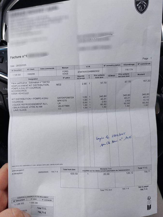 Ford Edge d'occasion