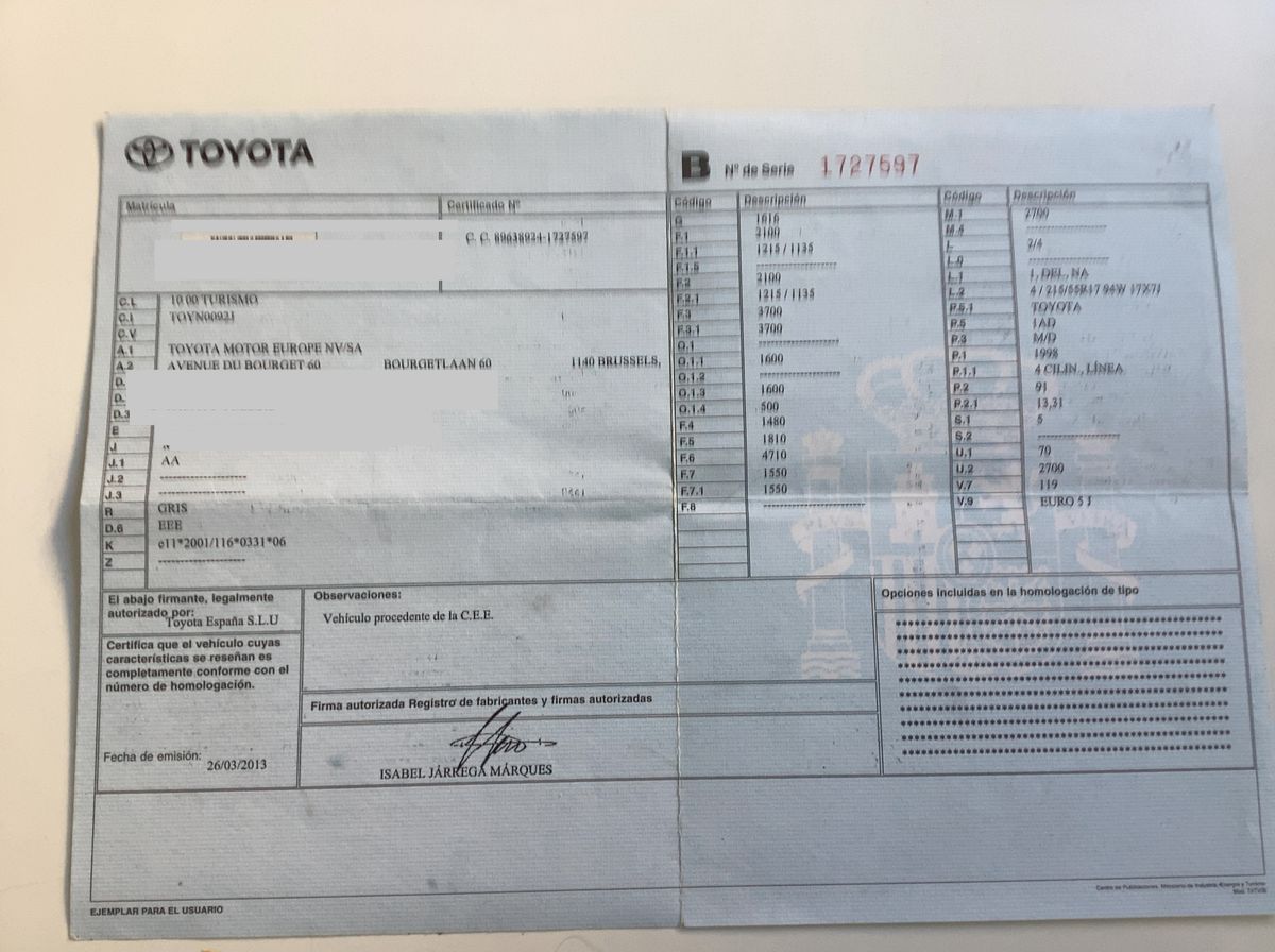 Toyota Avensis d'occasion