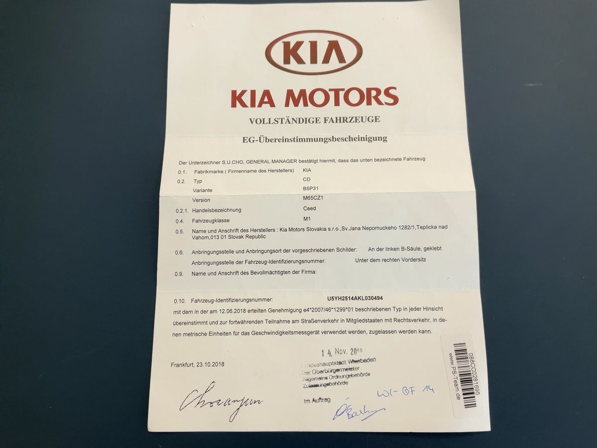 Kia cee'd d'occasion