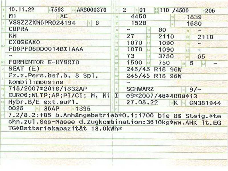 Cupra Formentor 1.4 e-HYBRID — zdjęcie 15