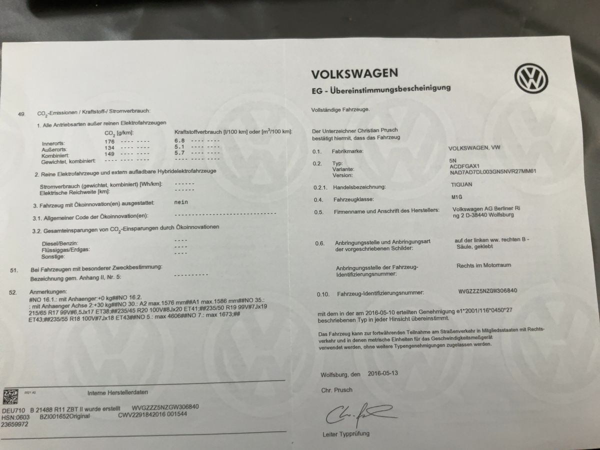 Volkswagen Tiguan d'occasion