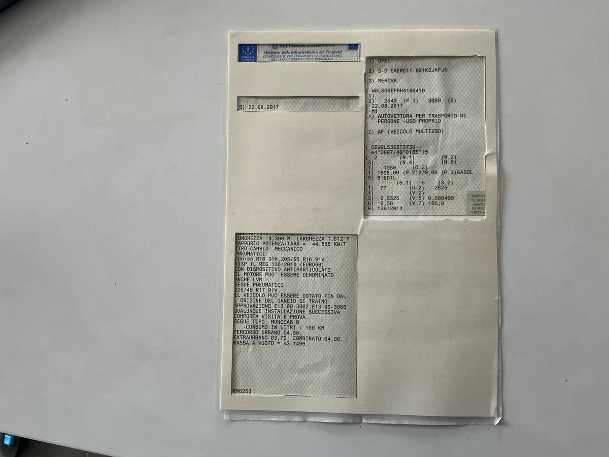 Opel Meriva 1.6 CDTI DPF Advance