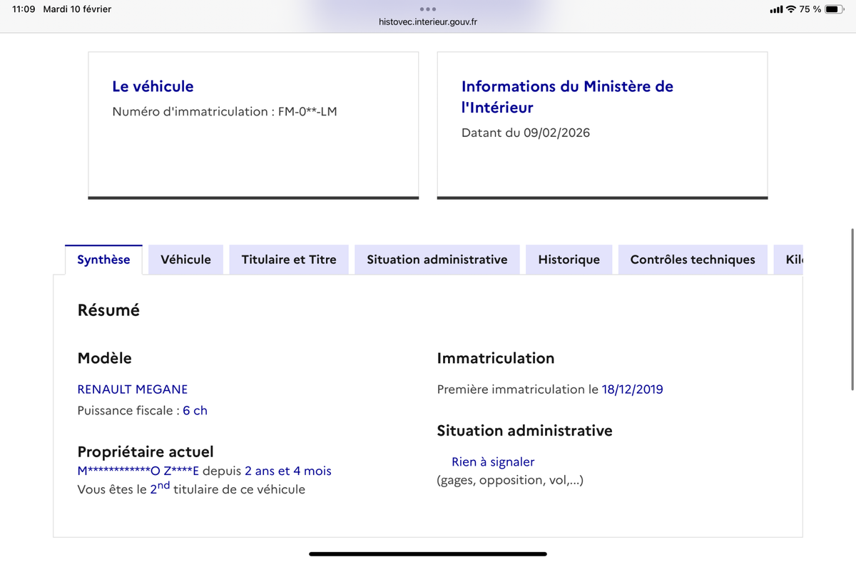 Renault Megane d'occasion