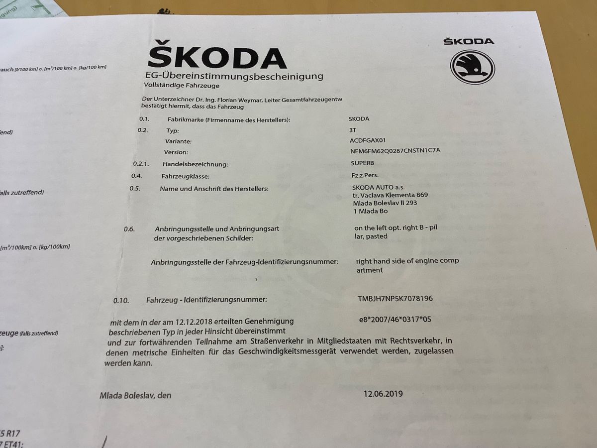 Skoda Superb d'occasion