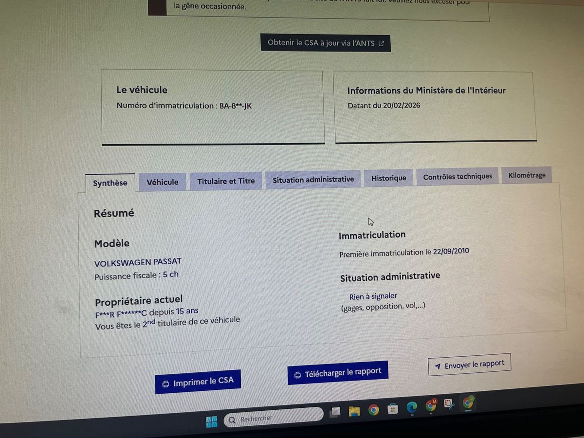 Volkswagen Passat d'occasion