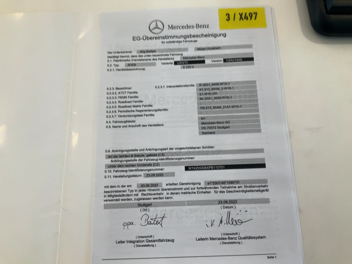 Mercedes-Benz E-Klasse d'occasion