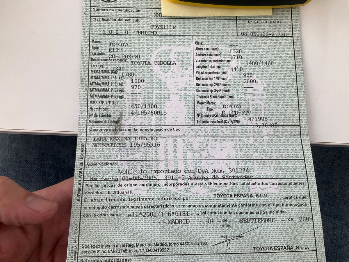 Toyota Corolla 2.0 D-4D Sol