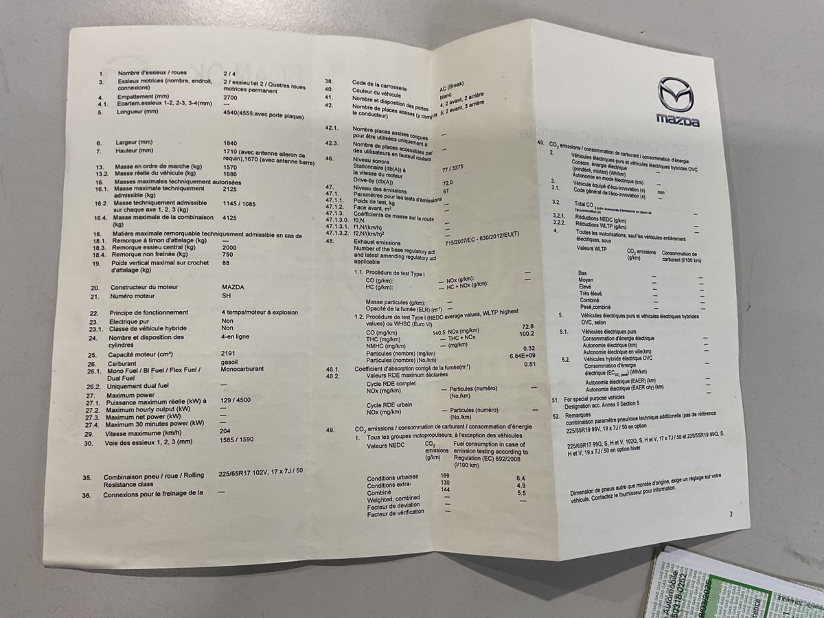 Mazda CX-5 2.2 Turbodiesel Luxury 4WD