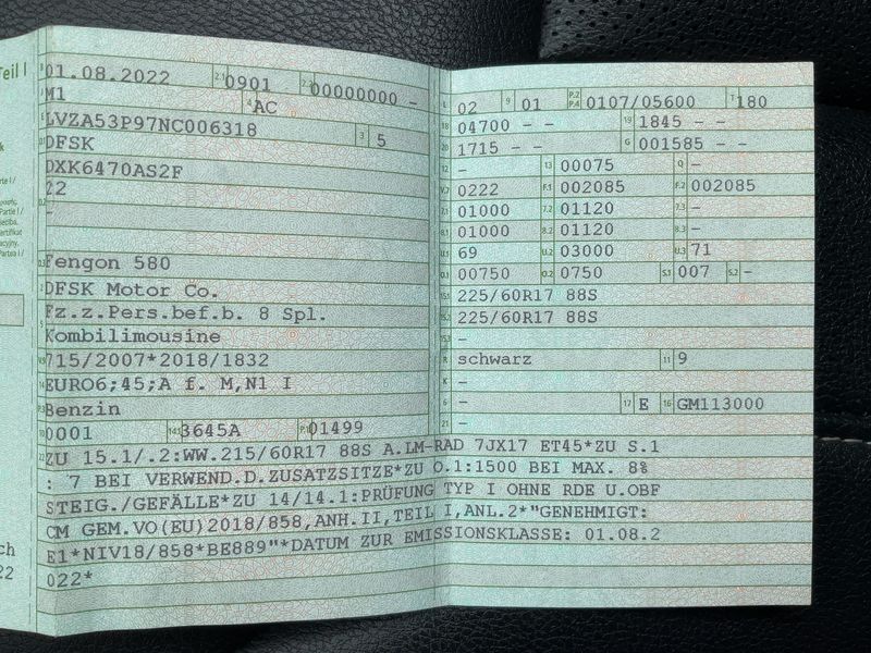 DFSK Glory 580 1.5 Turbo Luxury — zdjęcie 15