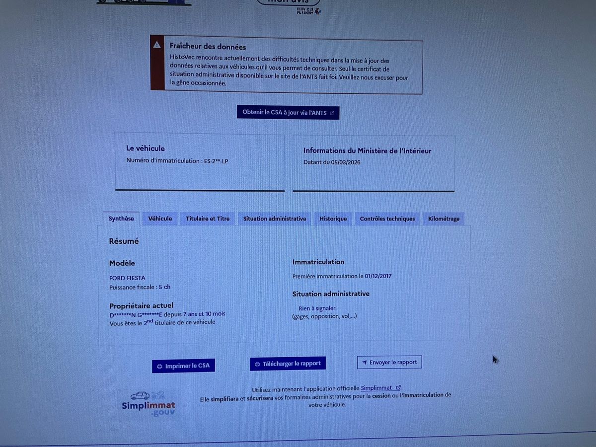 Ford Fiesta d'occasion