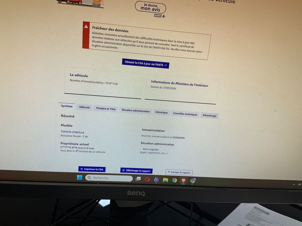 Toyota Corolla d'occasion