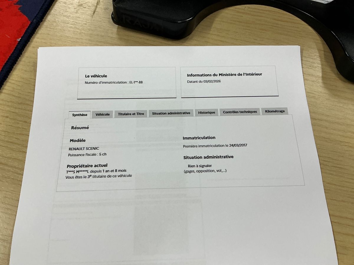 Renault Scenic d'occasion