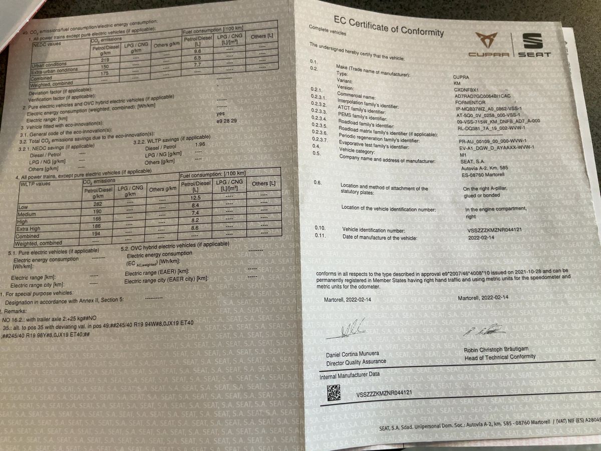 Cupra Formentor d'occasion