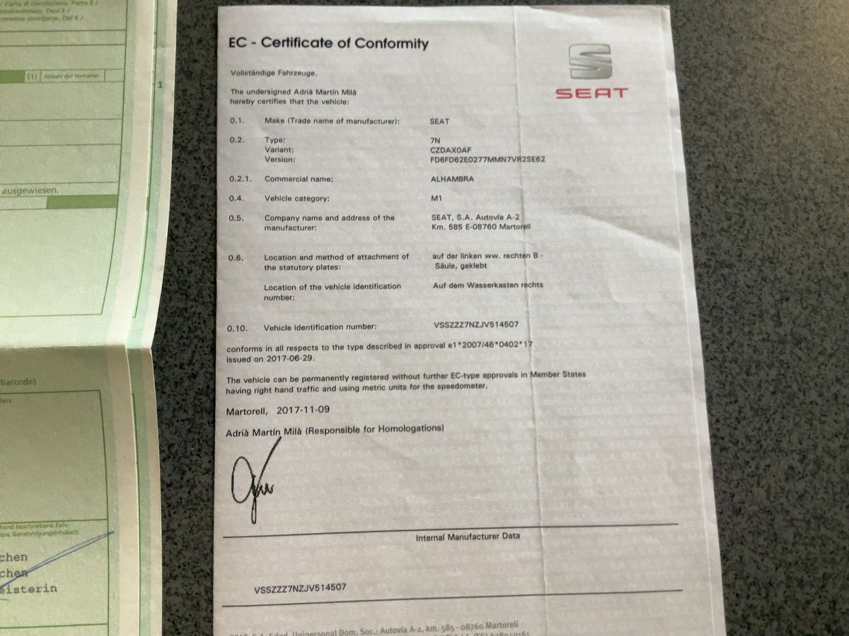 Seat Alhambra d'occasion