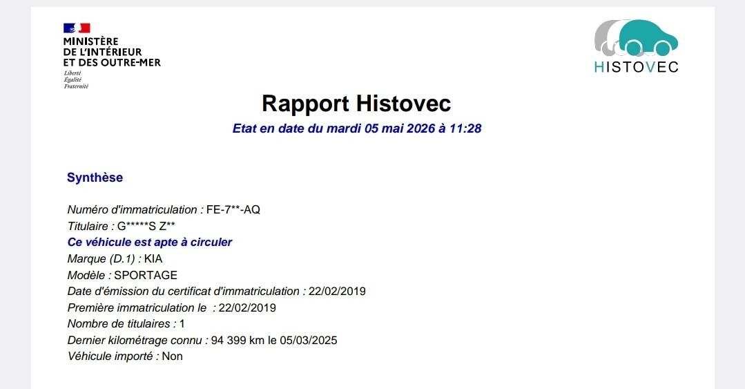 Kia Sportage d'occasion
