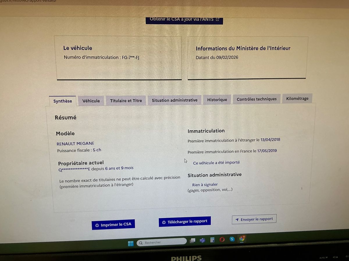 Renault Megane d'occasion