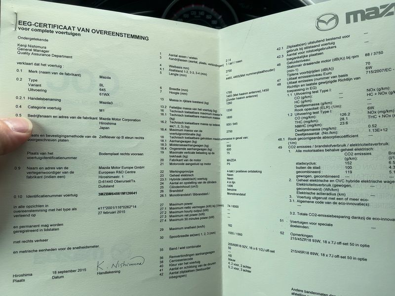Mazda 3 1.5 Prime-Line — zdjęcie 16