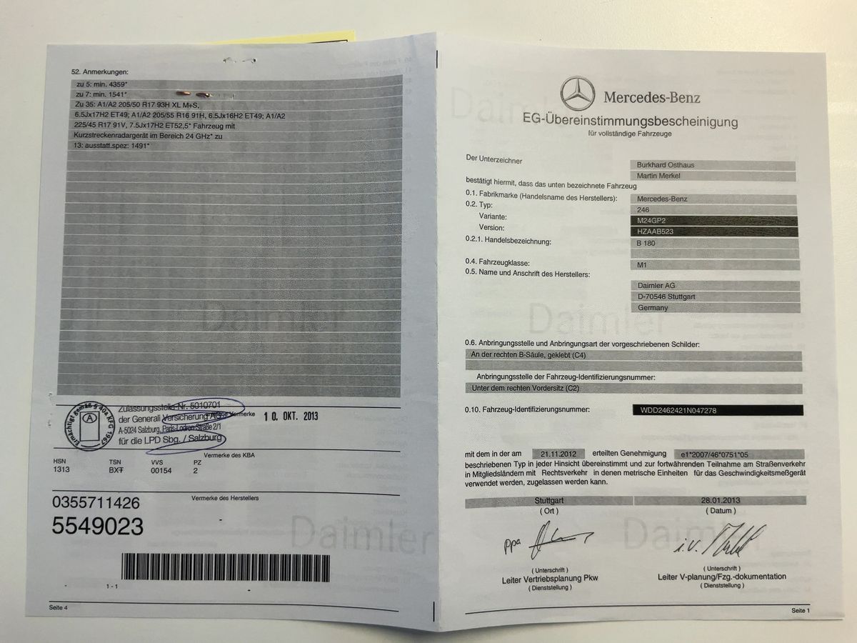 Mercedes-Benz B-Klasse d'occasion