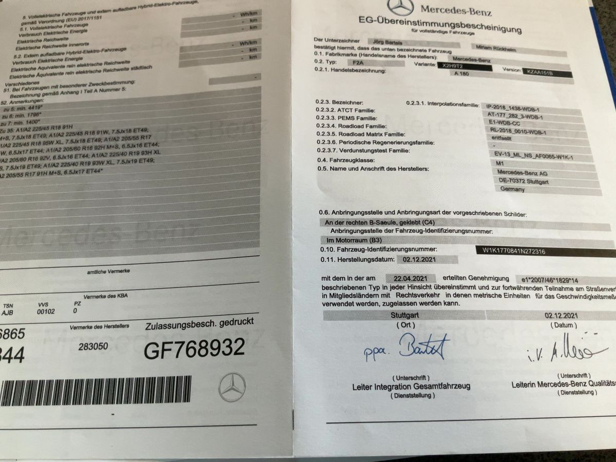 Mercedes-Benz A-Klasse d'occasion