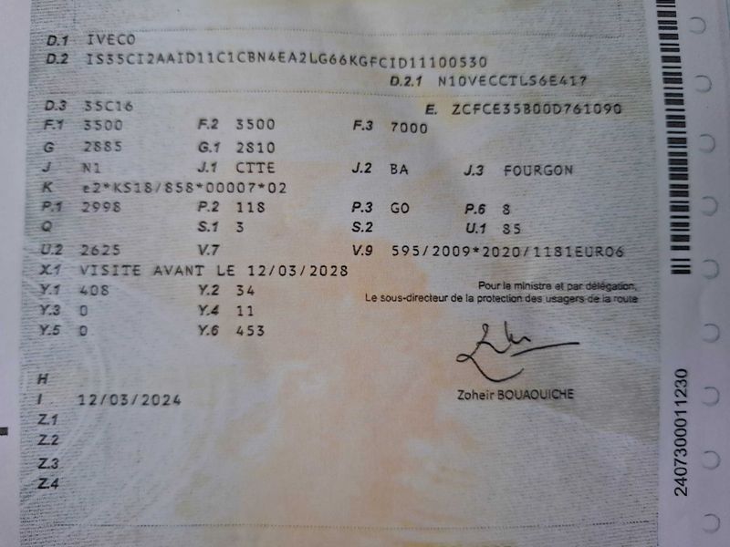 Iveco Daily 3.0 Diesel Einzelkabine 35 C Radstand 3750 — zdjęcie 15