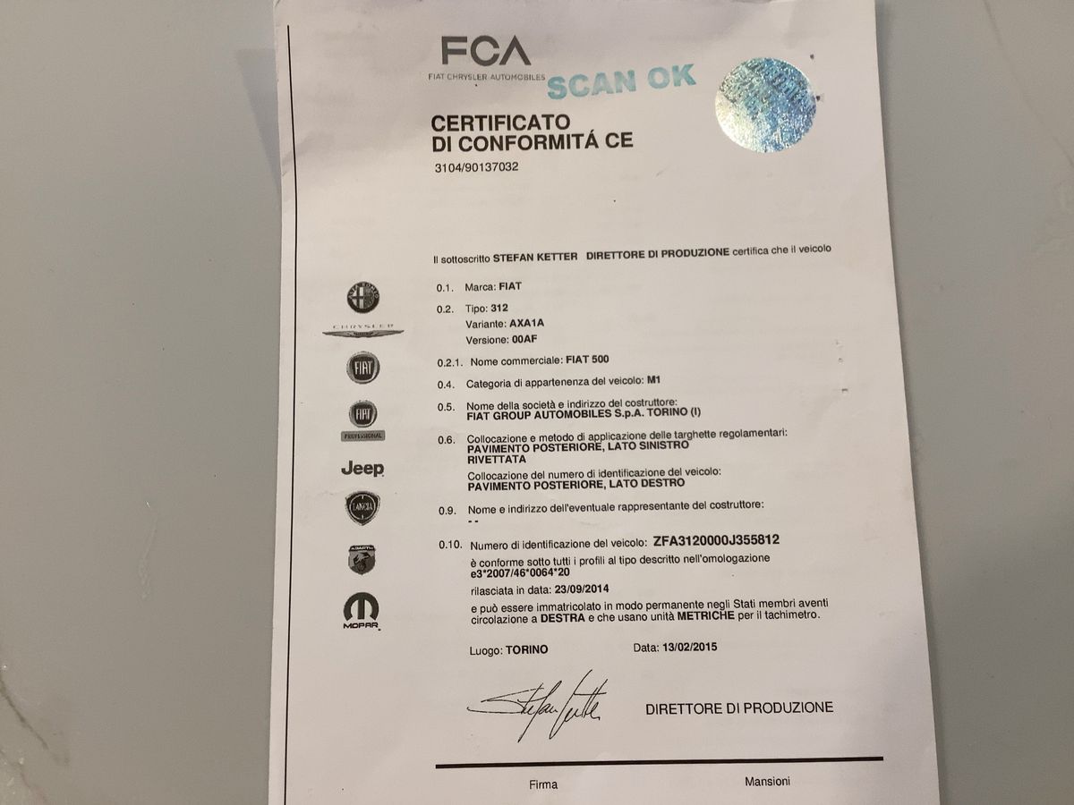 Fiat 500 d'occasion