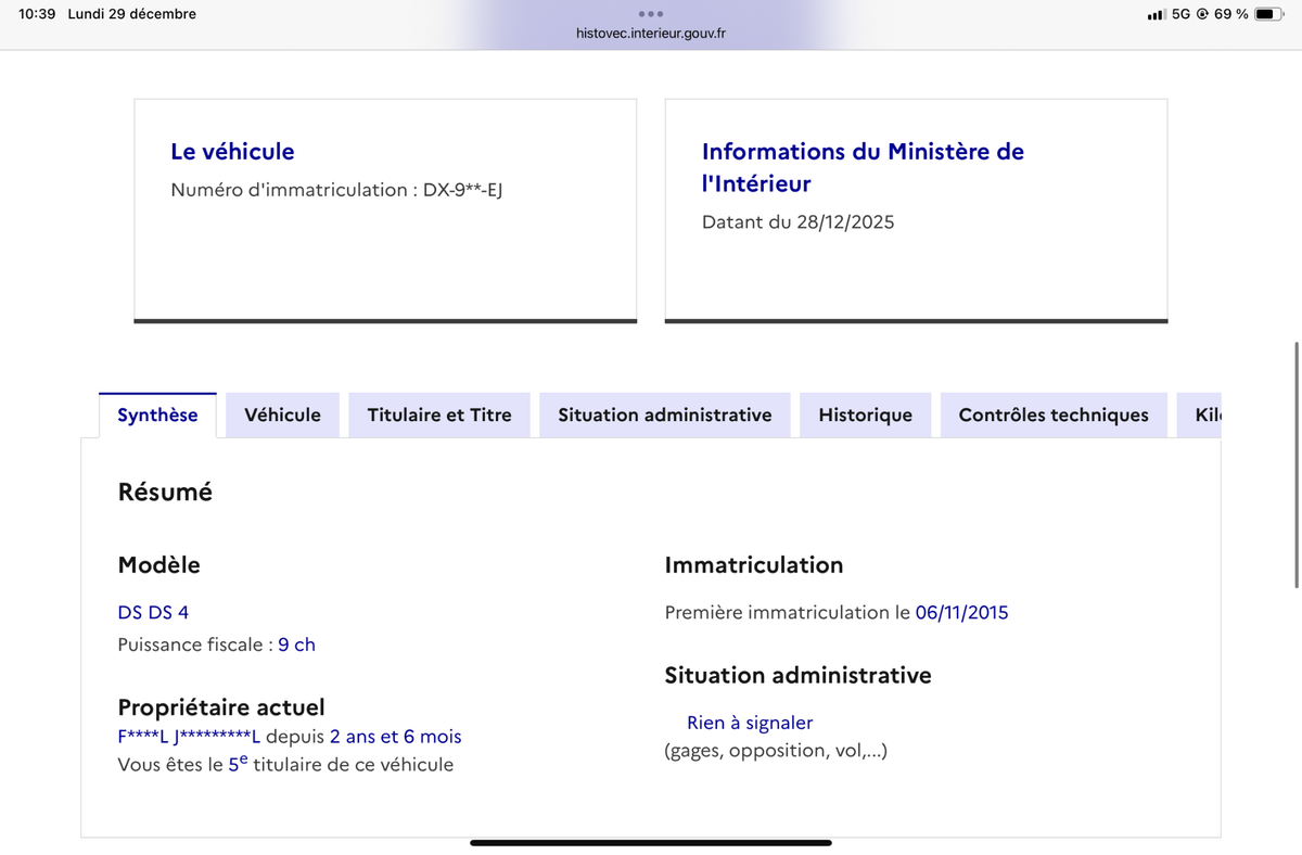 DS Automobiles d'occasion