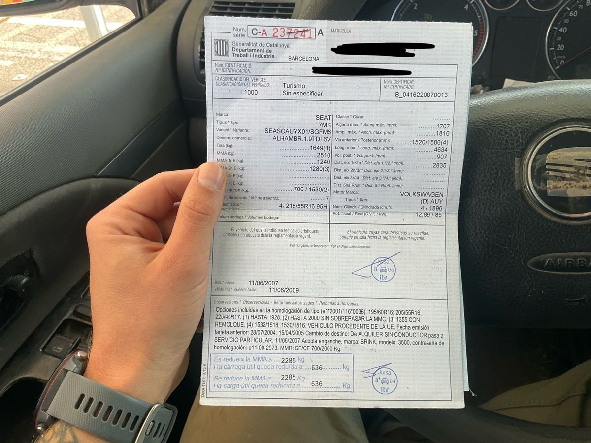 Seat Alhambra 1.9 TDI Reference