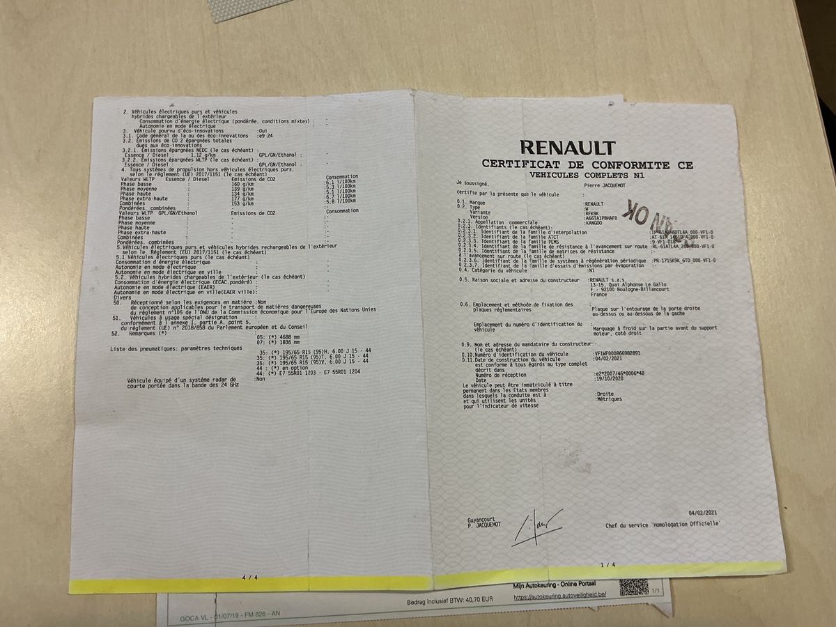 Renault Kangoo d'occasion