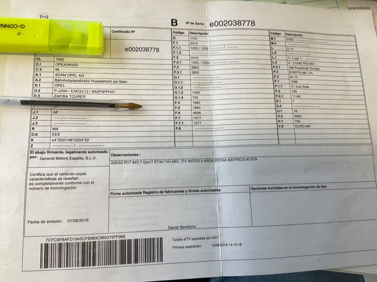 Opel Zafira d'occasion