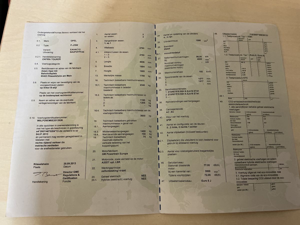 Opel Zafira Tourer 2.0 CDTI Active