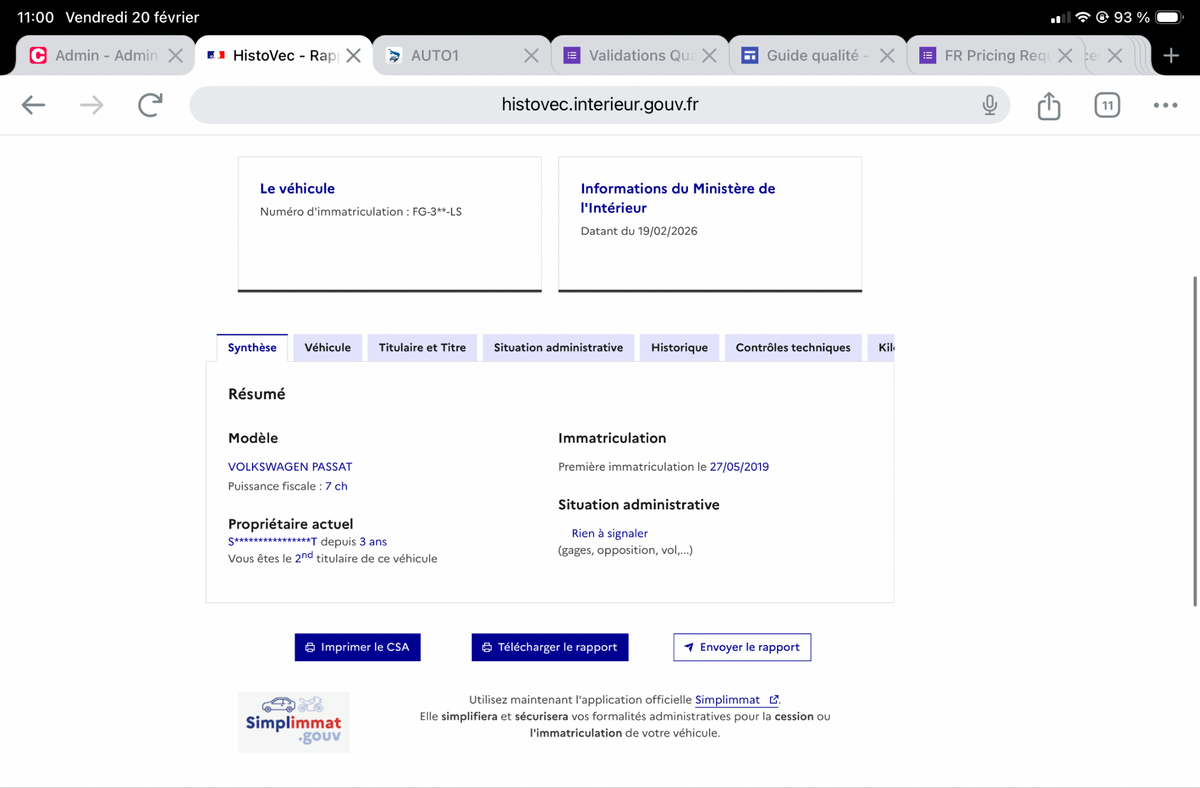 Volkswagen Passat d'occasion