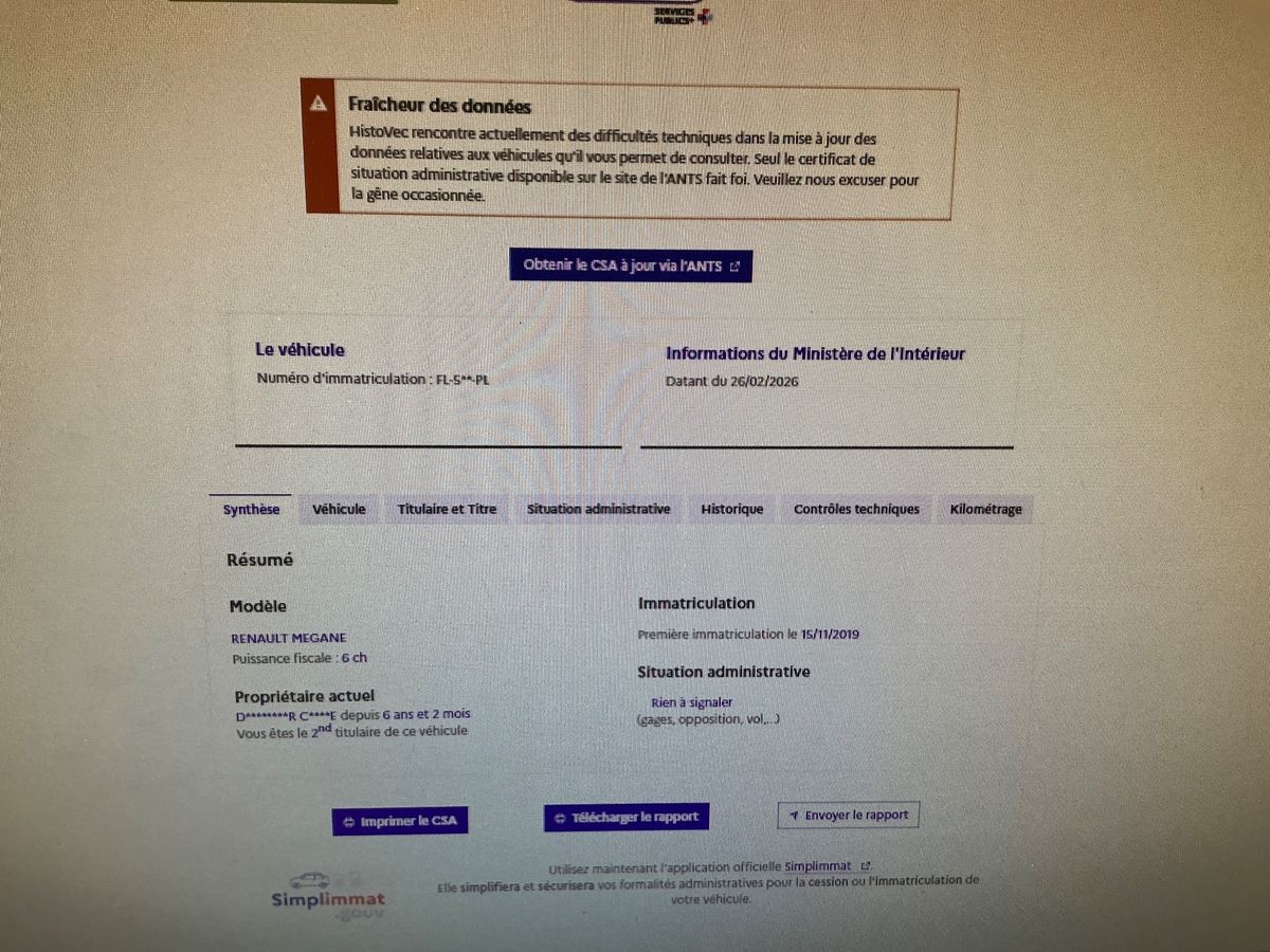 Renault Megane d'occasion