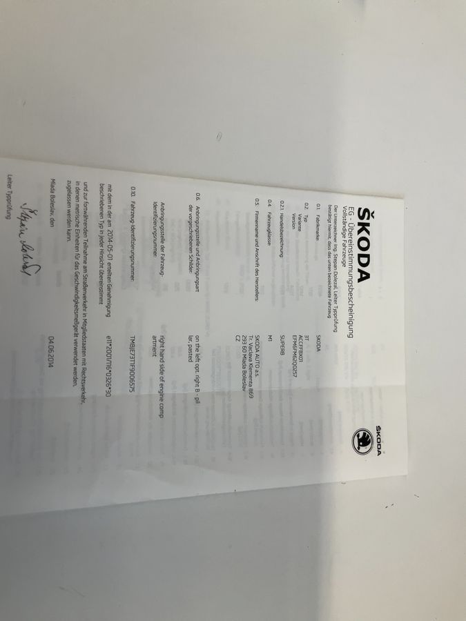 Skoda Superb 2.0 TDI Exclusive