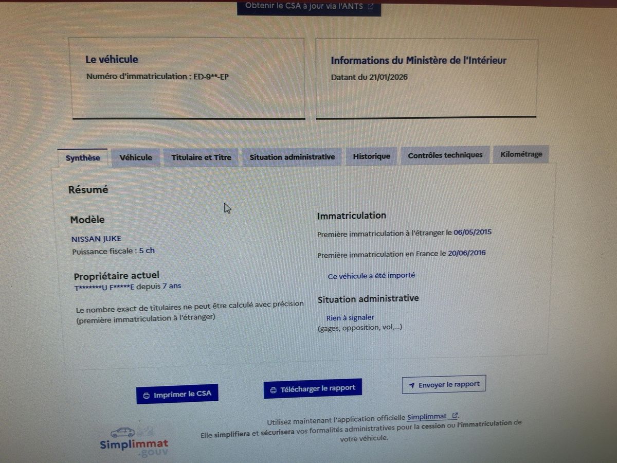 Nissan Juke d'occasion