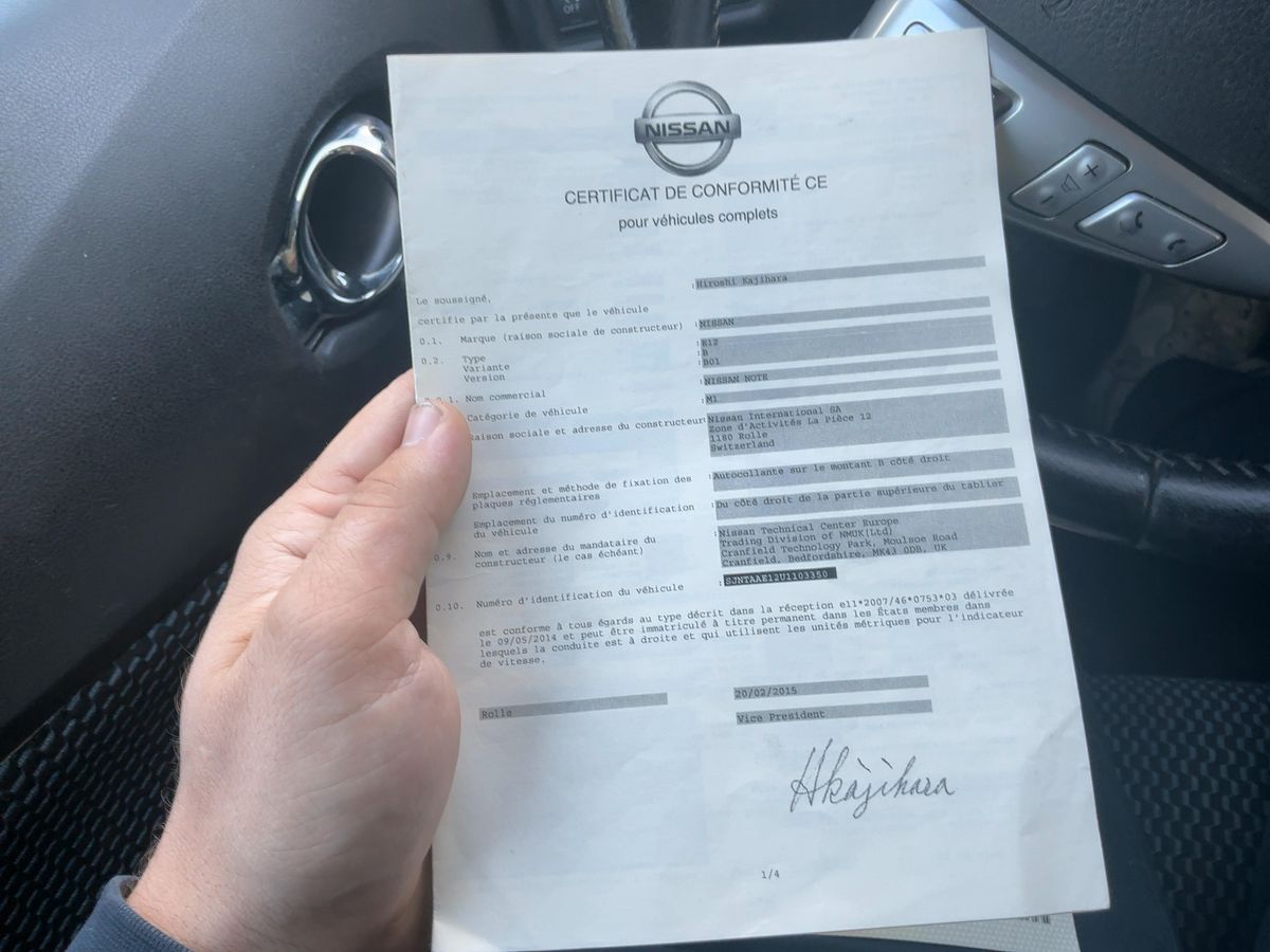 Nissan Note d'occasion