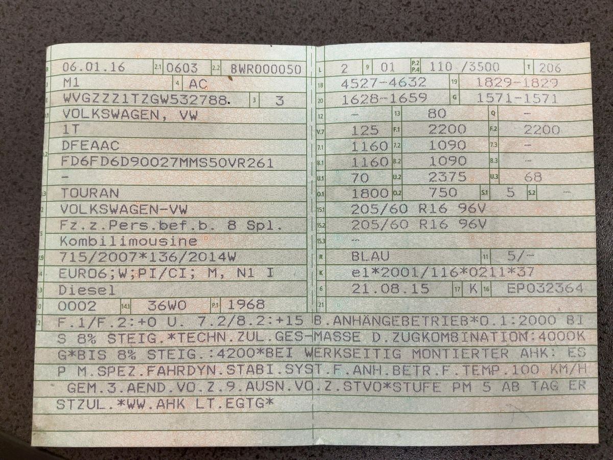 Volkswagen Touran d'occasion