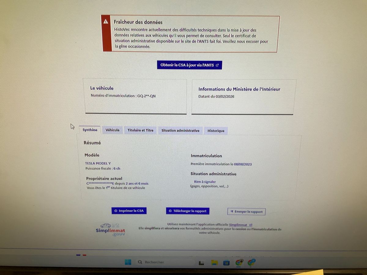 Tesla Model d'occasion