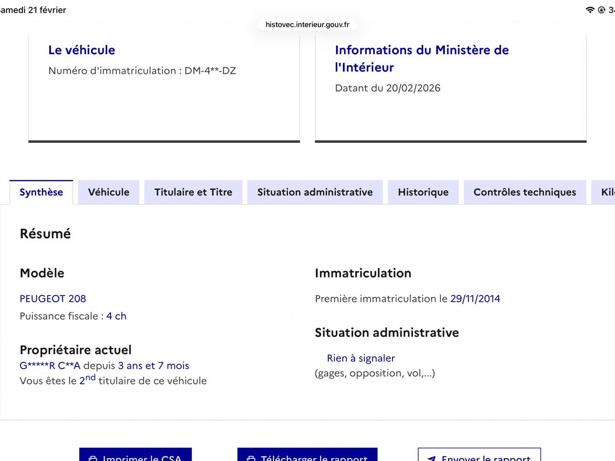 Peugeot 208 d'occasion