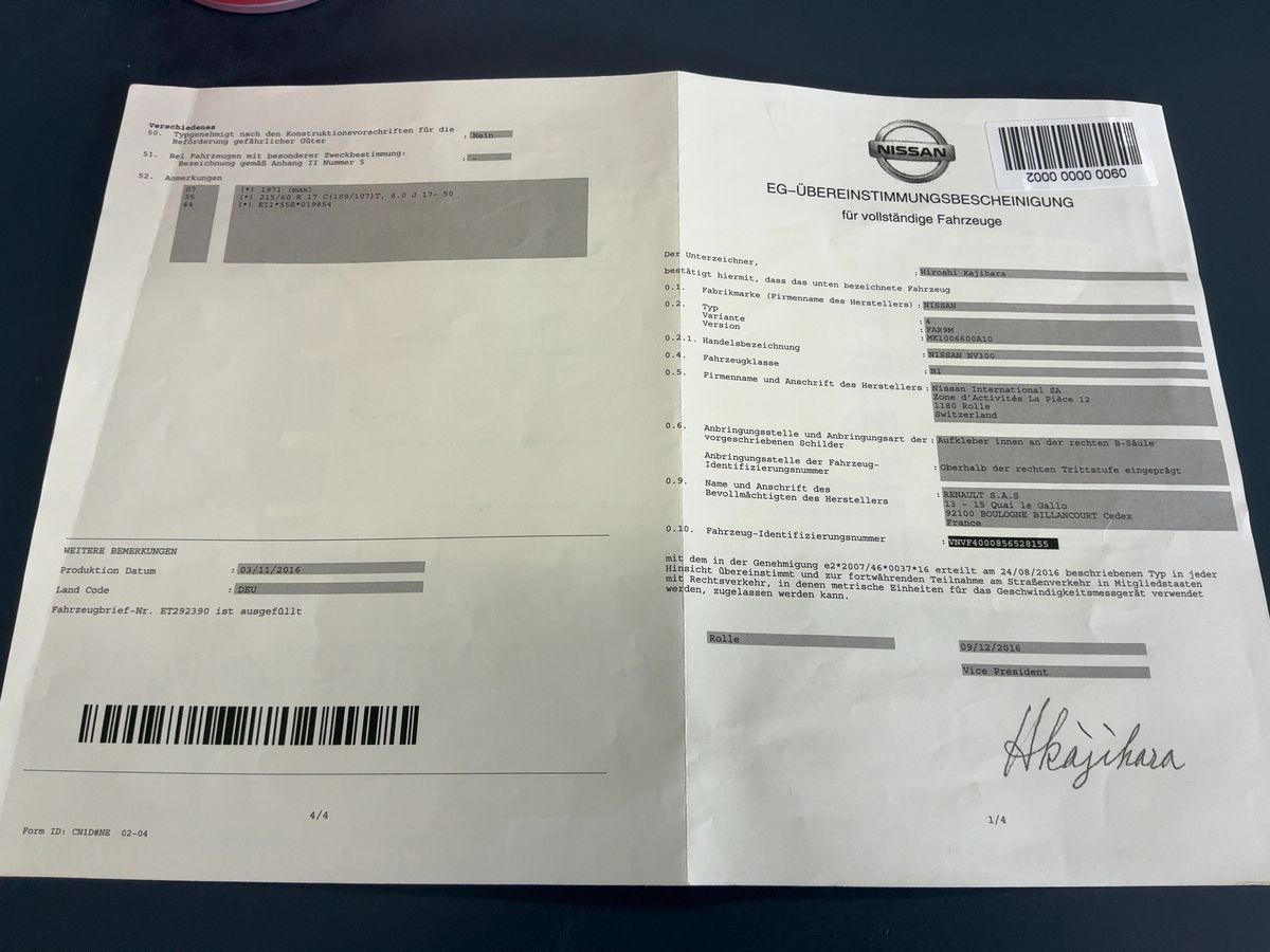 Nissan NV300 1.6 dCi L1H1 2,7t Comfort