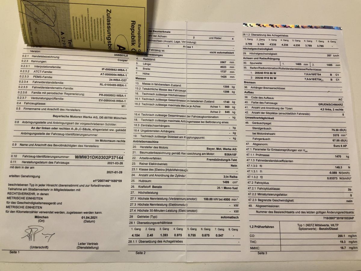 MINI Cooper John Cooper Works Trim