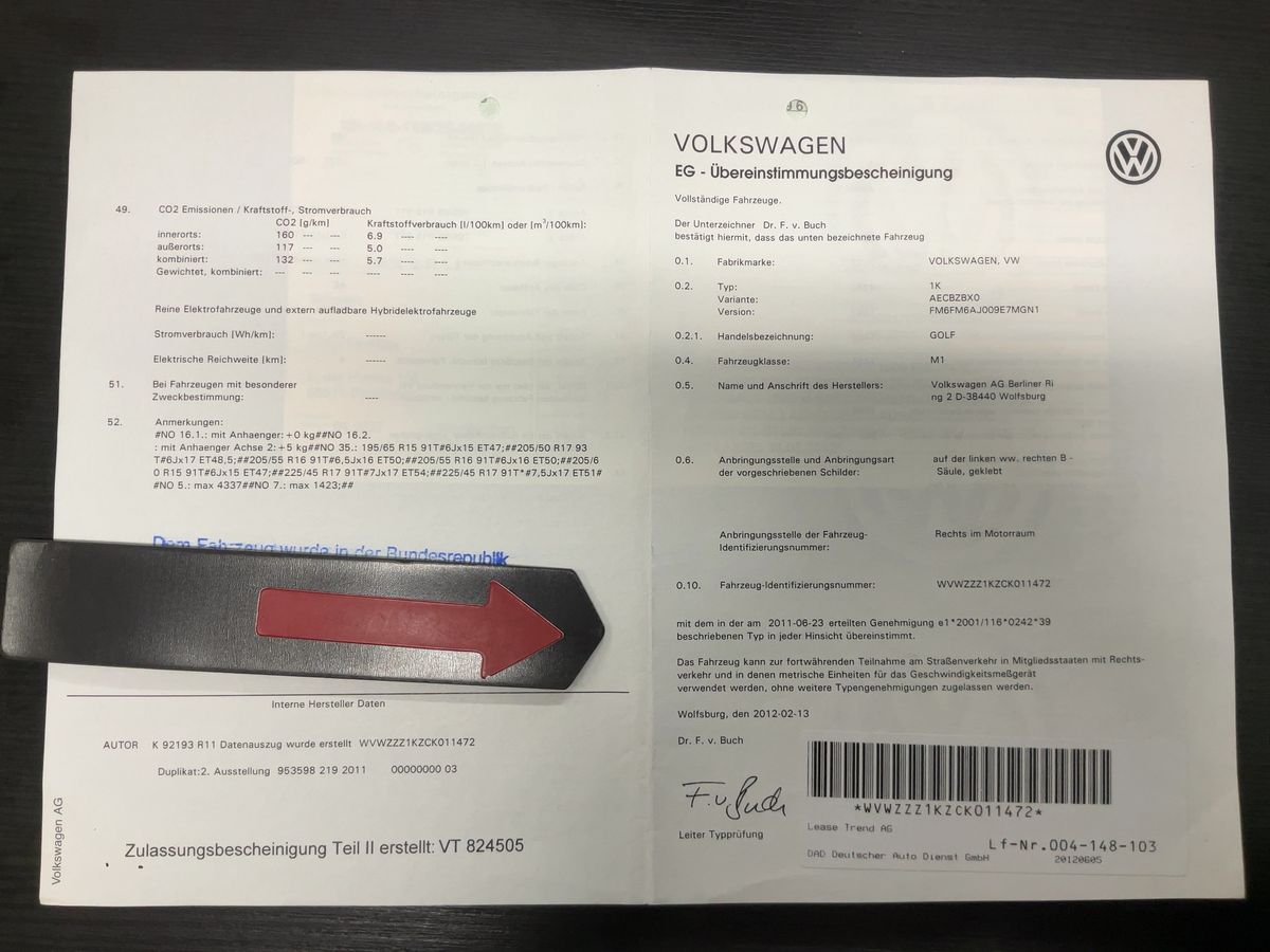 Volkswagen Golf VI 1.2 TSI Basis BlueMotion Tech