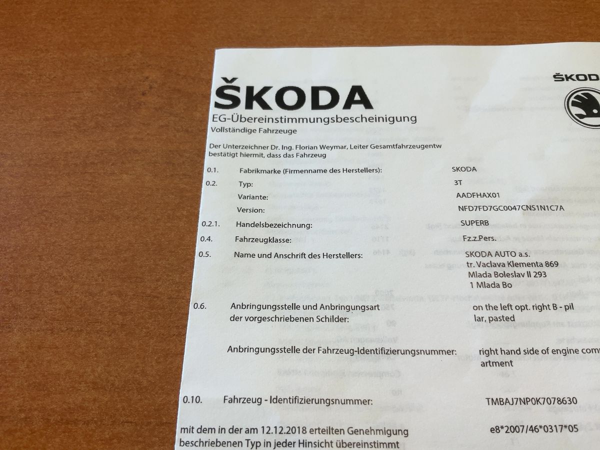 Skoda Superb d'occasion