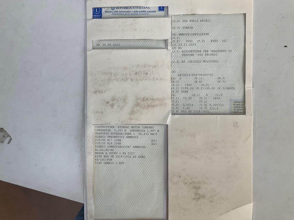 Hyundai Staria d'occasion