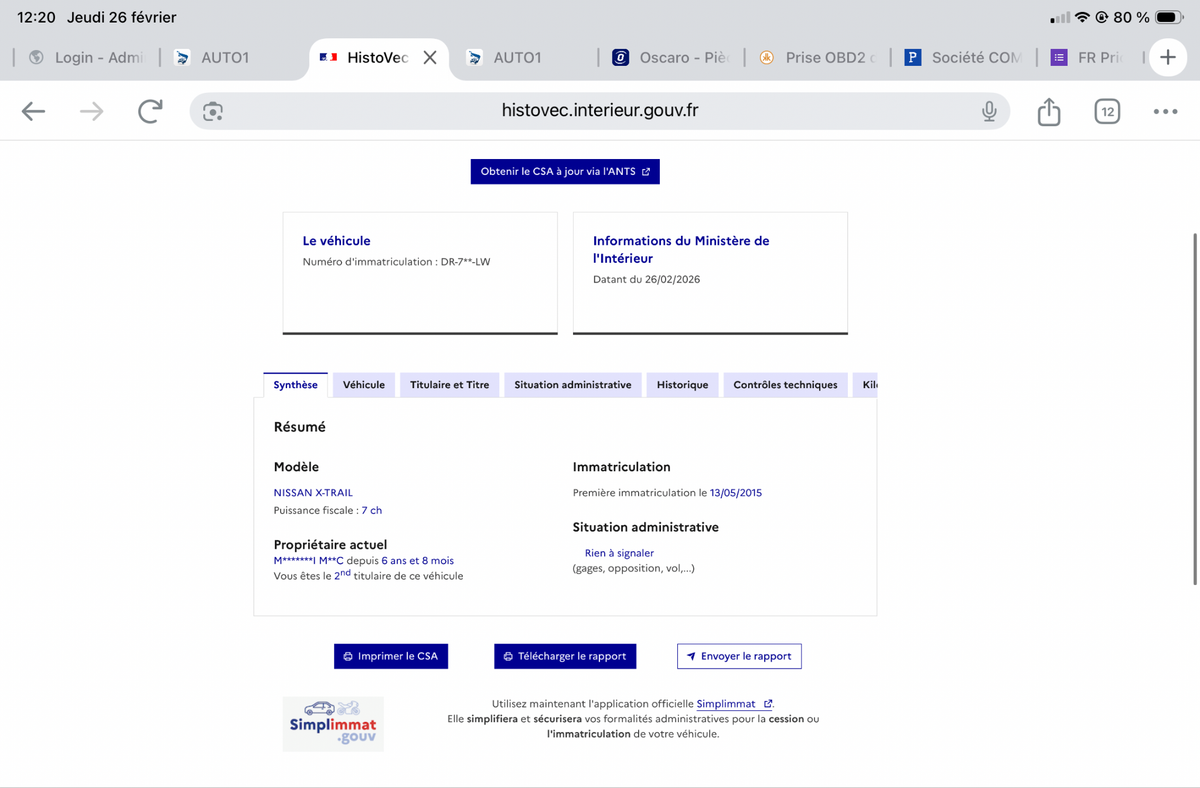 Nissan X-Trail d'occasion