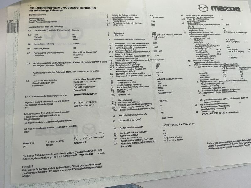 Mazda 3 2.0 Sports-Line — zdjęcie 16