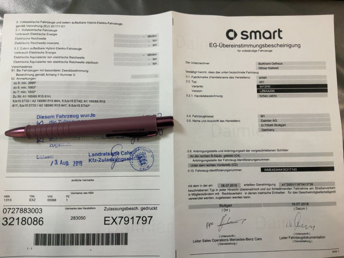 Smart fortwo d'occasion